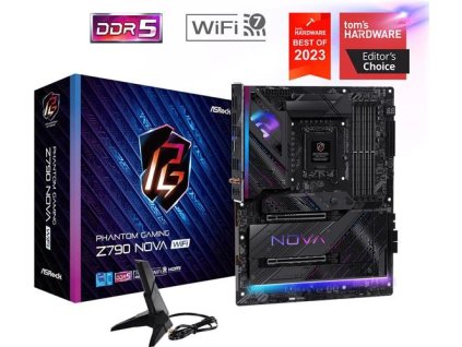 ASRock MB Sc LGA1700 Z790 NOVA WIFI, Intel Z790, 4xDDR5, 1xDP, 1xHDMI, ATX