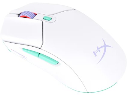 HP Pulsefire Haste 2 Core/Herná/Optická/12 000 DPI/USB+BT/Biela