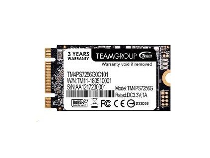 TEAM SSD M.2 256GB, MS30 M.2. 2242 SATA (550/470 MB/s)