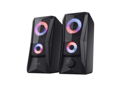 TRUST reproduktory GXT 606 Javv RGB-Illuminated 2.0 Speaker Set, černá