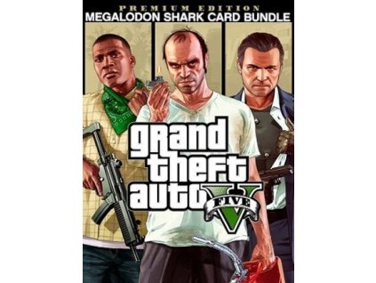 Grand Theft Auto V - Premium Edition & Megalodon Shark Card Bundle (PC) Rockstar Key