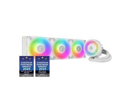 ARCTIC Liquid Freezer III - 360 A-RGB (White) : All-in-One CPU Water Cooler s 360mm radiátorom a