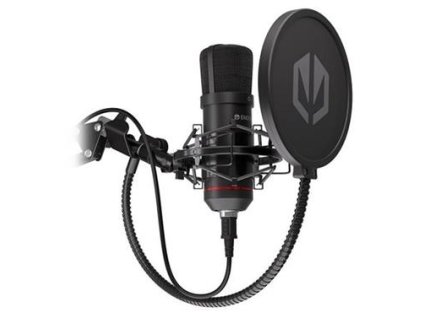 Endorfy mikrofon Solum/streamovací/nastavitelné rameno/pop-up filtr/3,5mm jack/USB-C/USB-A