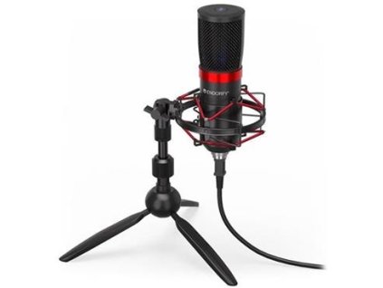 Endorfy mikrofon Streaming T/streamovací/stojánek/pop-up filtr/3,5mm jack/USB-C/USB-A