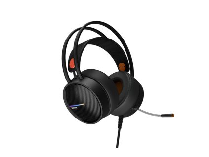 Canyon GH-8A, Interceptor herný headset pre náročných hráčov, USB / 2x 3.5mm jack, čierny