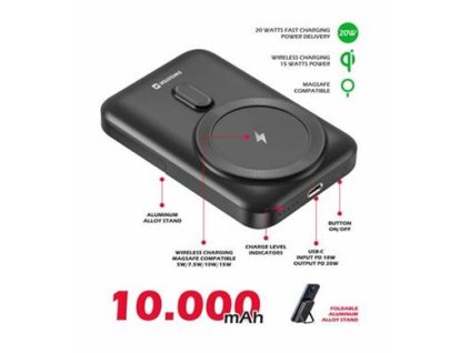 SWISSTEN POWER BANK PD 20W 10000 mAh (kompatibilní s MagSafe)