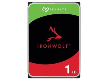 Seagate IronWolf, NAS HDD, 1TB, 3.5", SATAIII, 256MB cache, 5.400RPM