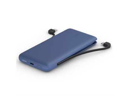 Belkin Boost Charge Plus USB-C Powerbank 10K with Integrated Cables - Blue