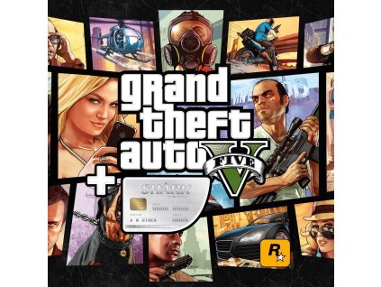 Grand Theft Auto V + Great White Shark Cash Card (PC) Rockstar Key