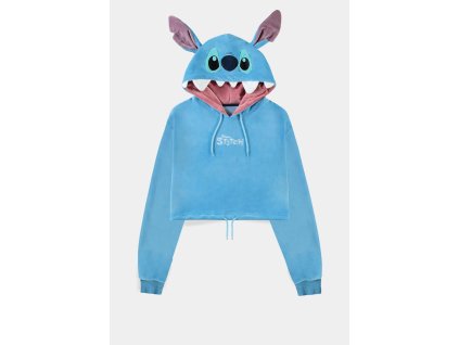 Lilo & Stitch - Stitch - Women's Novelty Cropped Hoodie