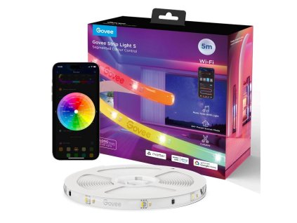 Govee WiFi RGBICW Smart PRO LED pásek 5m MATTER - extra odolný
