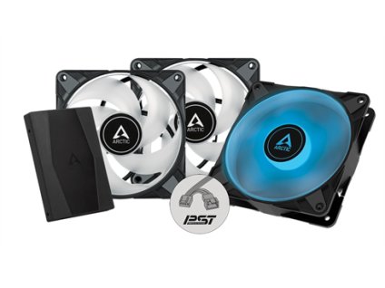 Arctic ventilátor P12 PWM PST A-RGB 3k balenie + ovládač