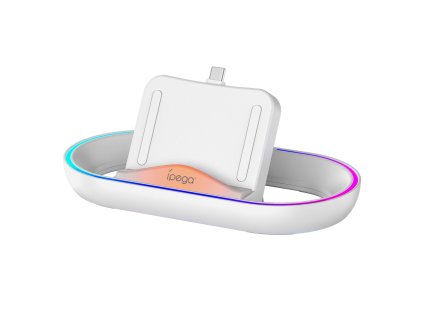 iPega P5P02 Charger Dock s RGB pre Playstation Portal Remote Player White