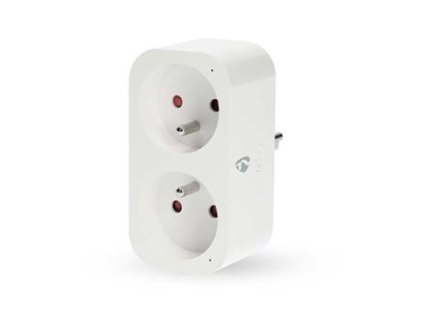 Nedis WIFIP141EWT - WiFi Chytrá Zásuvka |Typ E (CEE 7/6)| 0 - 55 °C | Android™ / IOS | Bílá