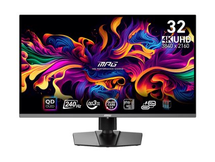 MSI MPG/321URX/31,5''/QD-OLED/4K UHD/240Hz/0,03ms/Black/2R