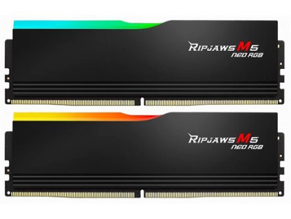 G.SKILL 32GB kit DDR5 6000 CL36 Ripjaws M5 Neo RGB AMD EXPO black