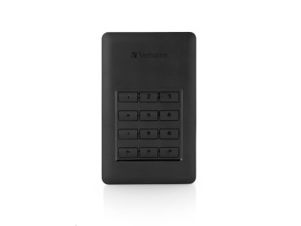 VERBATIM HDD 2.5" 1 TB vrátane.KEYPAD USB3.1 USB 3.0 GDPR