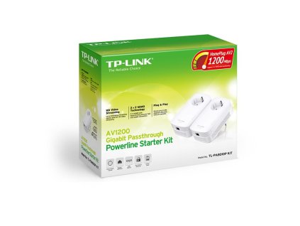 TP-Link TL-PA8010PKIT průchozí powerline set (AV1200,1xGbE, HomePlug AV2)