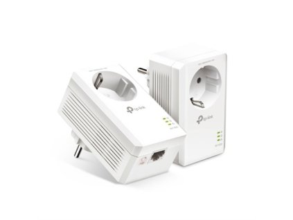 tp-link TL-PA7017P KIT, "AV1000 Gigabit Passthrough Powerline Starter KitKIT: 2× TL-PA7017PSPEED: 1000 Mbps Powerline