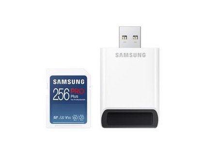 Samsung/SDXC/256GB/180MBps/USB 3.0/USB-A/Class 10/+ Adaptér