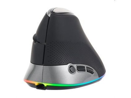Marvo Myš M708W, 2400DPI, 2.4 [GHz], optická, 7tl., bezdrôtová, čierna, vstavaná batéria, podsvietená, ergonomická, vert