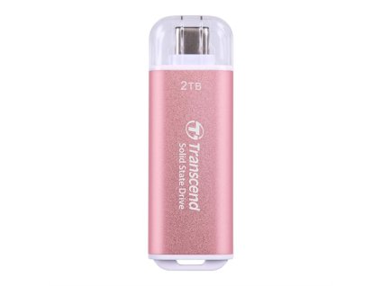 Transcend SSD 2TB ESD300 USB 3.2 Gen 2x1 - Pink