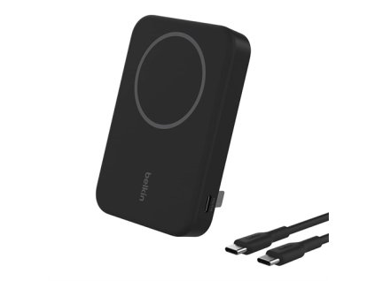 Belkin Boost Charge Pro Magnetic Power Bank with Qi2 8K + Stand - Black