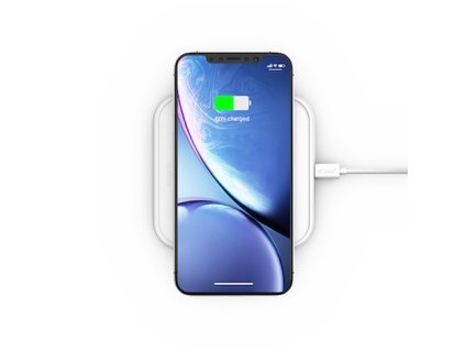 ZENS Aluminium Single Wireless Charger 10W - White