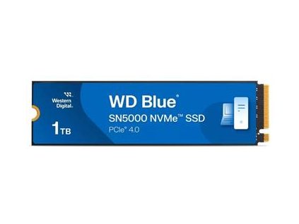 WD BLUE SSD NVMe 1TB WDS100T4B0E PCIe SN5000, Gen4, (R:5150, W:4900MB/s)