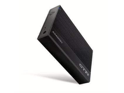 AXAGON EE35-GTR, USB-C 5Gbps - SATA 6G 3.5" RIBBED box, čierny