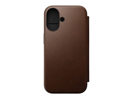 Nomad puzdro Modern Leather Folio Magsafe pre iPhone 16 - Brown
