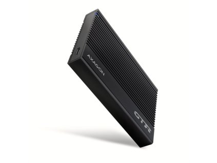 AXAGON EE25-GTR, USB-C 10Gbps - SATA 6G 2.5" RIBBED box, čierny