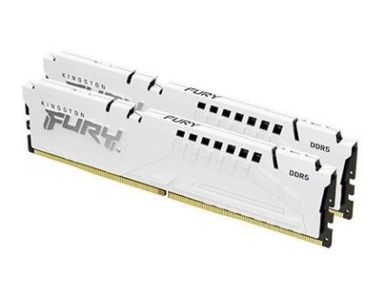 KINGSTON DIMM DDR5 32GB (Kit of 2) 6000MT/s CL36 FURY Beast Bílá EXPO