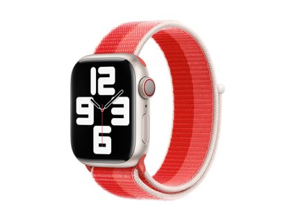 Devia remienok Nylon Braided Two-Tone Loop pre Apple Watch 40/41/42mm - Peony
