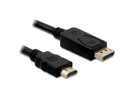 Delock kabel DisplayPort samec na HDMI samec, délka 2m