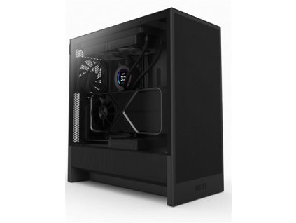 NZXT case H5 Flow / 2x120 mm fan / mesh / Black
