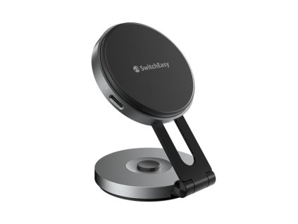 SwitchEasy Orbit Pro Wireless Charging Magnetic Stand Qi2 - Black