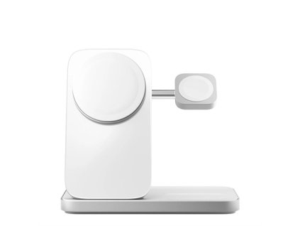 Nomad Stand One Max 3-in-1 Magsafe Charger - Silver