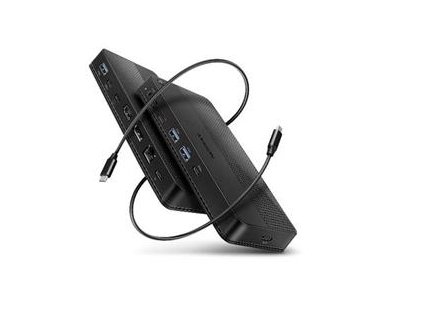 AXAGON HMC-U4, USB4 40Gbps dock, 3x USB-A, 2x USB-C, HDMI & DP 8K/30Hz, RJ-45, SD/mSD, audio, PD 100W, kabel USB-C 80cm