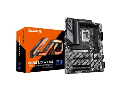 GIGABYTE MB Sc LGA1851 Z890 UD WIFI6E, Intel Z890, 4xDDR5, 1xDP, 1xThunderbolt, WiFi