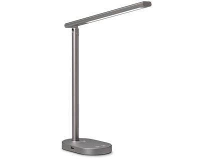 CONNECT IT SHINE stolní LED lampička,USB výstup, ŠEDÁ