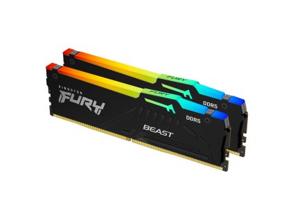 Kingston FURY Beast EXPO/DDR5/16GB/5200MHz/CL36/2x8GB/RGB/Black