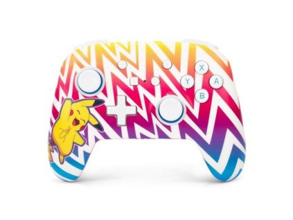 PowerA Enhanced Nabíjecí bezdrátový herní ovladač pro Nintendo Switch - Pokémon Pikachu Vibrant
