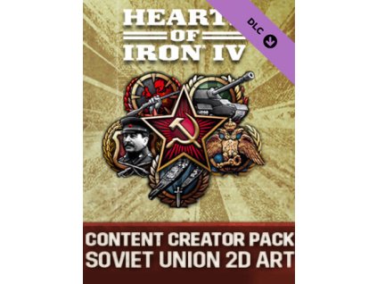Hearts of Iron IV: Content Creator Pack - Soviet Union 2D Art DLC (PC) Steam Key