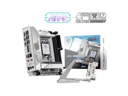 MSI MB Sc LGA1851 MPG Z890I EDGE TI WIFI, Intel Z890, 4xDDR5, 1xHDMI, 2xThunderbolt, WI-FI, m-ITX