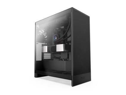 NZXT case H7 Flow / 2x 120 mm fan / tempered glass / mesh panel / black