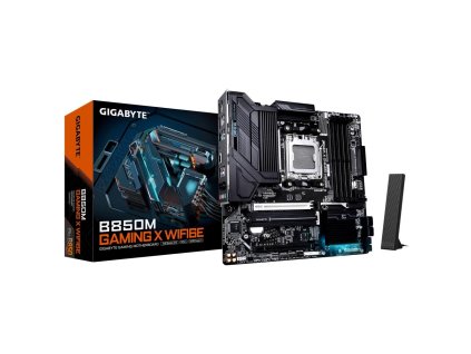 GIGABYTE MB Sc AM5 B850M GAMING X WF6E, AMD B850, 4xDDR5, 2xDP, 1xHDMI, WiFi, mATX