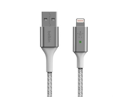 Belkin kábel Boost Charge Smart LED USB-A to Lightning 1.2m - White
