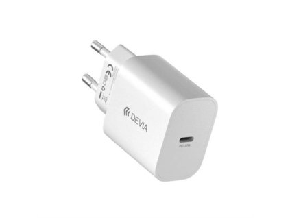 Devia sieťová nabíjačka Smart series PD Quick Charger 30W - White