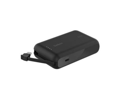 Belkin BOOST CHARGE™ USB-C Power Delivery PowerBanka s integrovaným USB-C kabelem, 10000mAh, 20W, černá